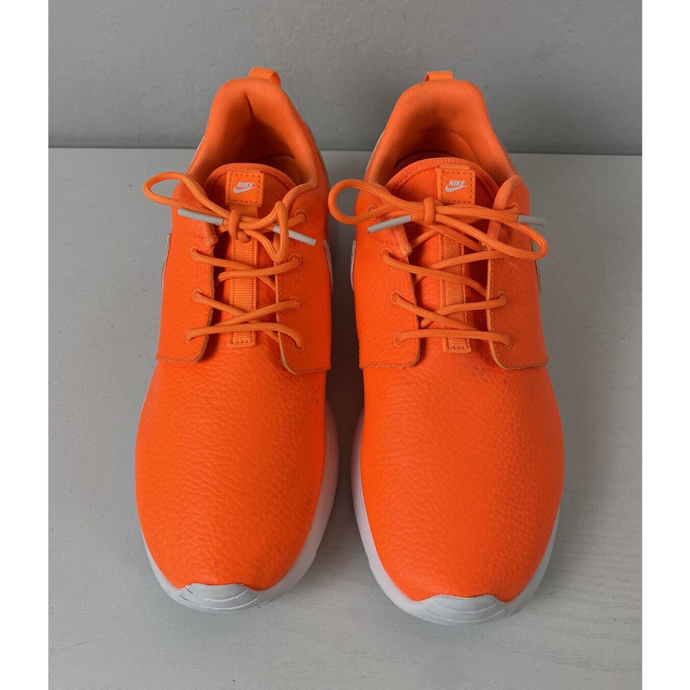 Nike Women's Size 8.5 Roshe One PRM 833928 Neon Orange Fabric New Without Box